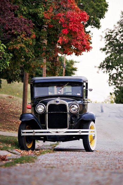 A classic Ford Model T from the 1920s