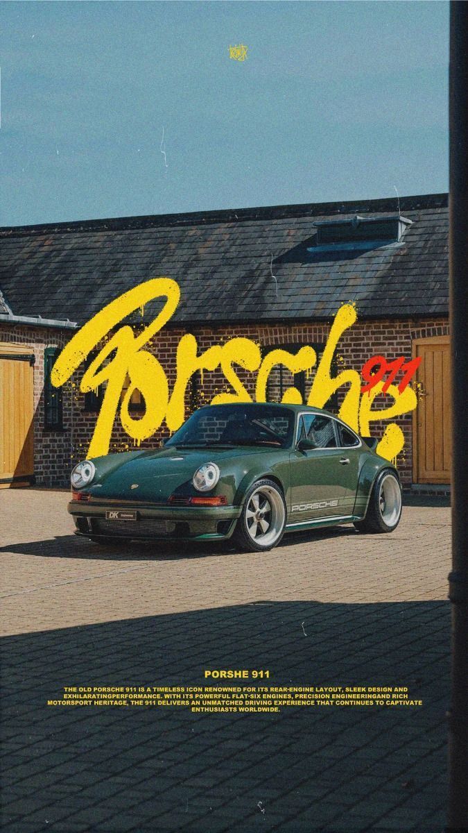 A modern Porsche 911